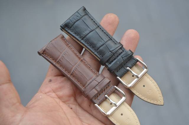 Strap Tali Jam tangan Kulit Time king corak size 30mm