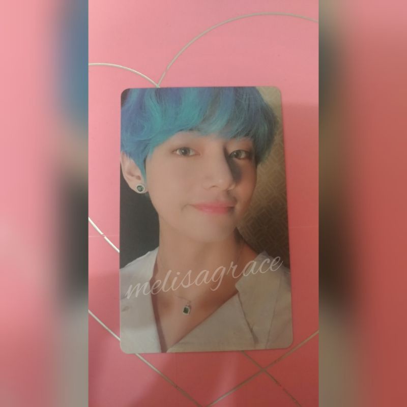 Jual BTS PC Photocard Taehyung Blue Hair Persona | Shopee Indonesia