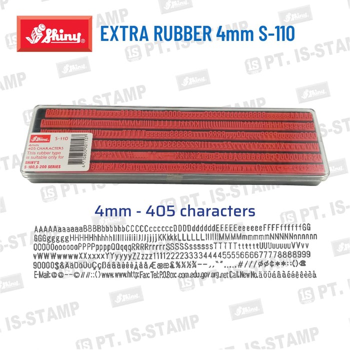 

Jual Shiny Extra Rubber 4mm S 110 Murah