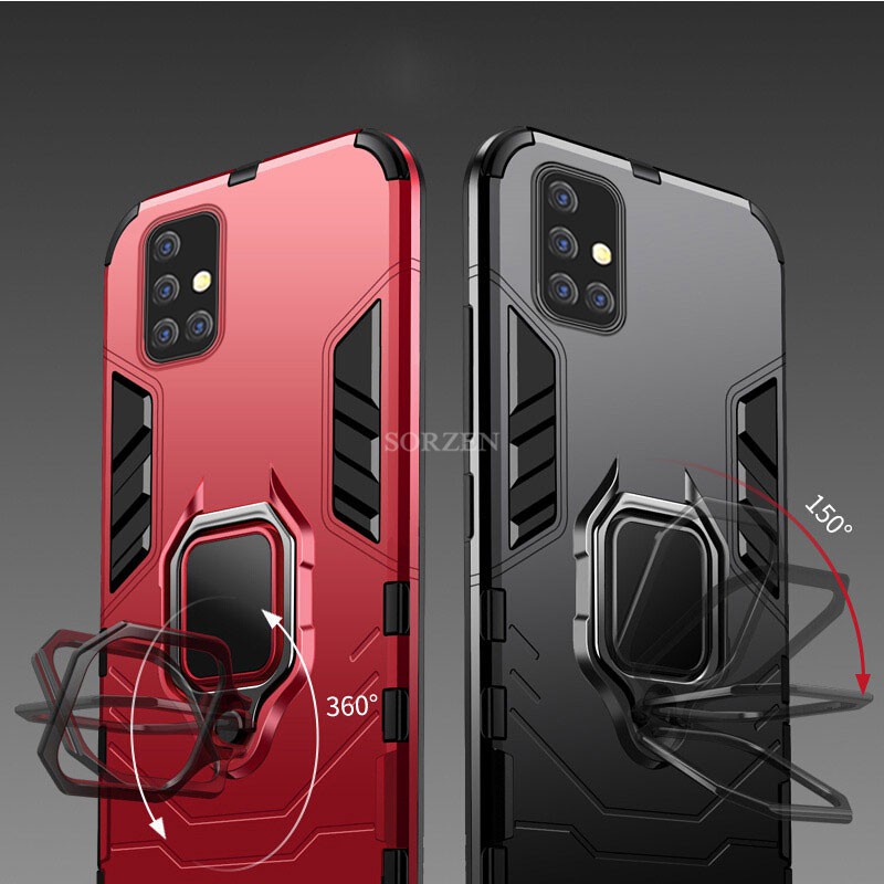 Samsung A71 Transformer i ring hard case armor casing cover samsung a71