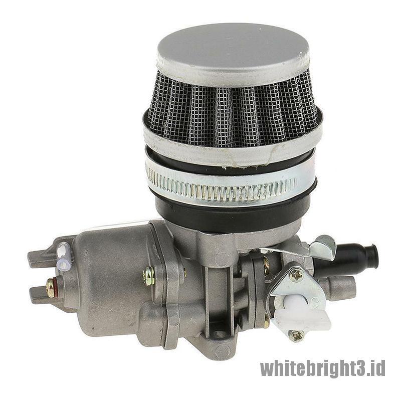 Karburator Filter Udara Mini Warna Putih Untuk Motor Dirt Bike 47cc 49cc