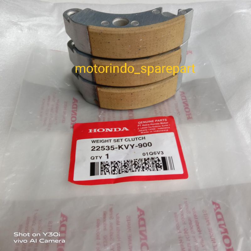 Kampas Ganda/Weight Set Clutch ORI Beat (KVY).