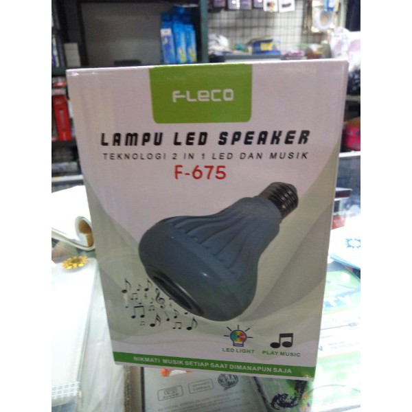 SPEAKER LAMPU  F675 - LAMPU LED SPEAKER