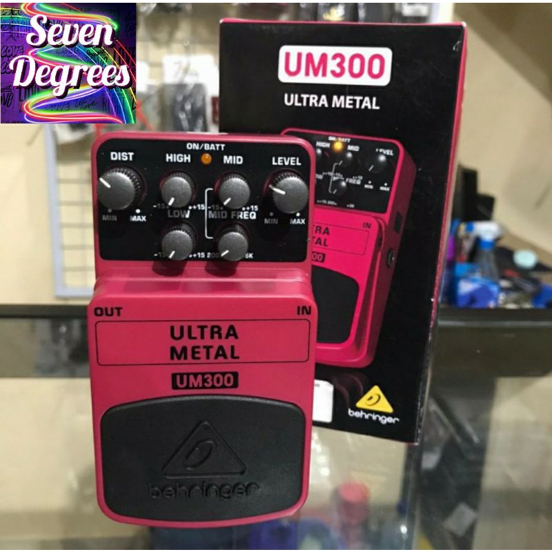 pedal efek gitar stompbox behringer UM300 ultra metal distorsi um 300