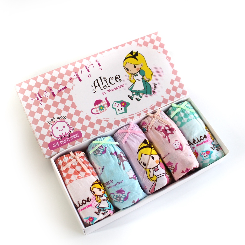 SET Celana Dalam Anak Perempuan ALICE Sofia Celana Dalam Anak dengan Box Kolor Anak Perempuan Import ALICE