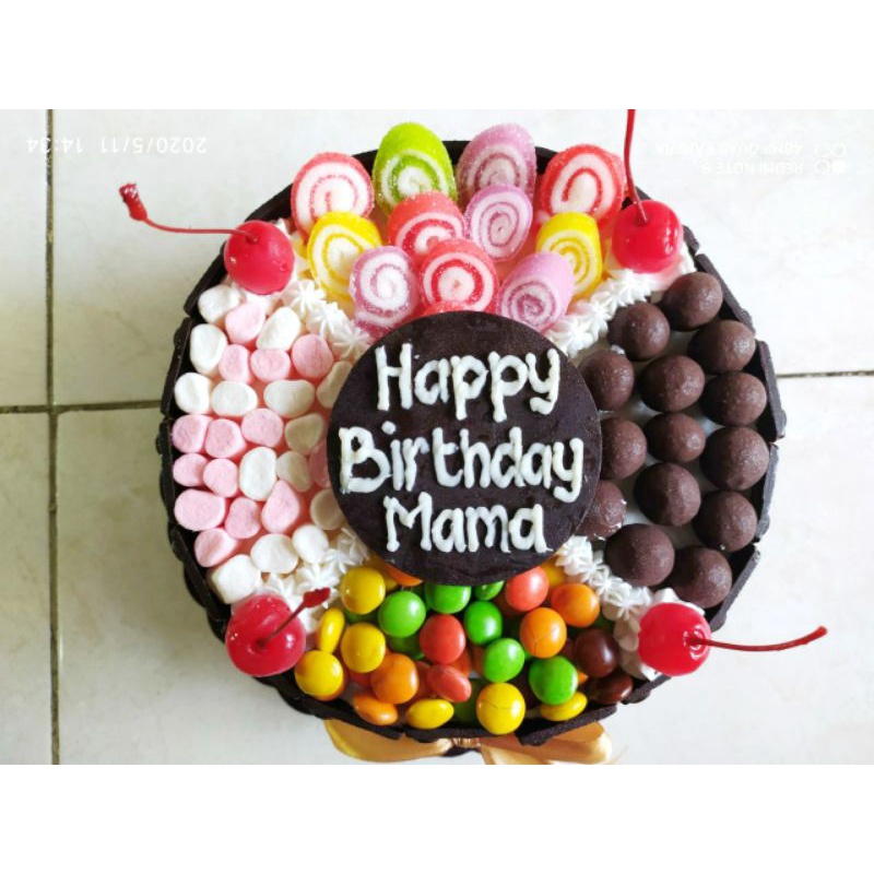 

HARGA PROMO ! ICE CREAM TART, Model Toping Tart A, 18 cm, Tart Dalamnya 100% Ice Cream Tanpa Kue