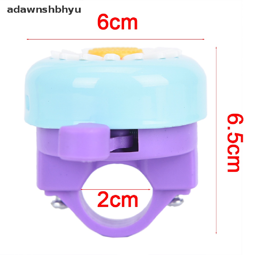 Adawnshbhyu Kids Bicycle Bell Horn Sepeda Bunga Anak Kring Alarm Untuk Stang Multiwarna