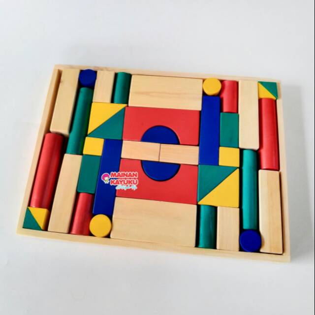 mainan anak city block besar
