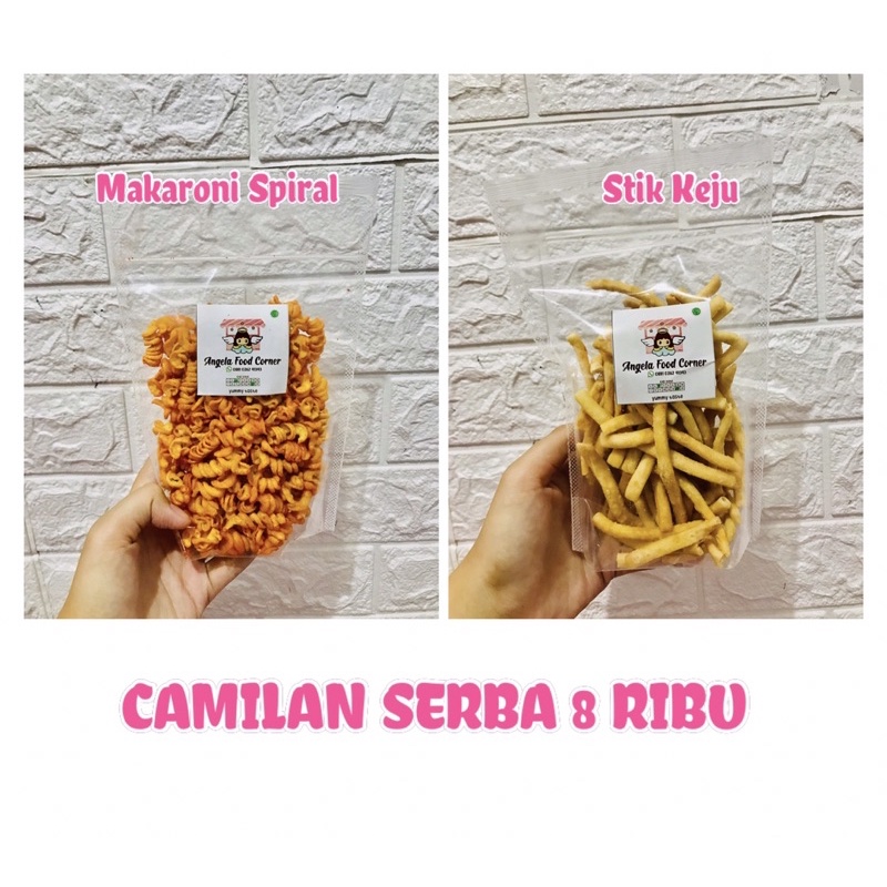 

Makaroni Spiral dan Stik Keju cemilan homemade murah