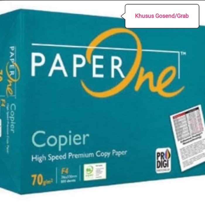 

(BISA COD) Kertas F4 70 Gram Paper One