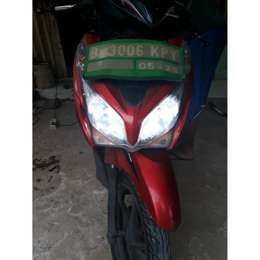 Bohlam Headlamp LED Universal Motor Bebek Dan Matic
