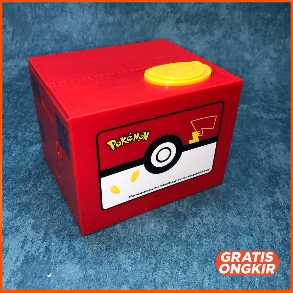 Celengan Kucing Lucu Steal Money Piggy Bank Model Pikachu - T17