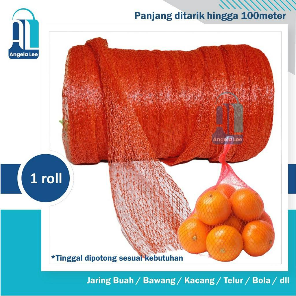 Polynet Waring Rambang Kantong Jaring Buah Telur panjang hingga 100meter