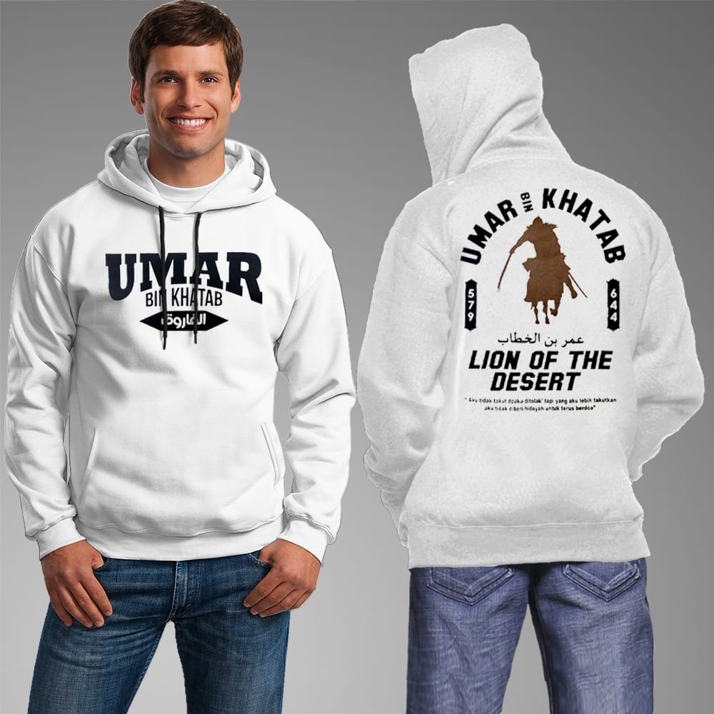 SWEATER PRIA WANITA UMAR / SWEATSHIRT PRIA / HOODIE SABLON / JAKET PRIA / SWEATER PRIA ISLAMI SANTRI