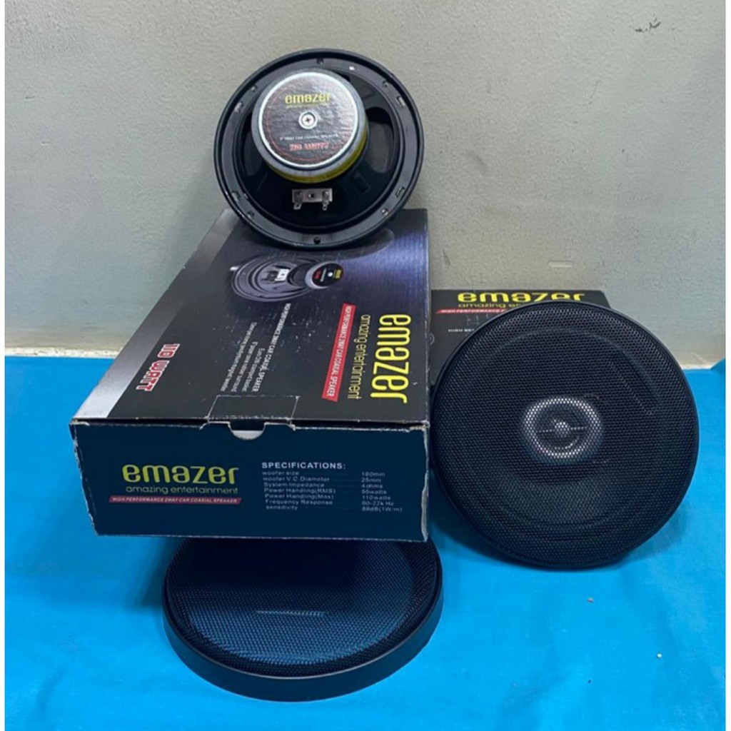 SPEAKER EMAZER 6'' 2WAY CAR COAXIAL SPEAKER