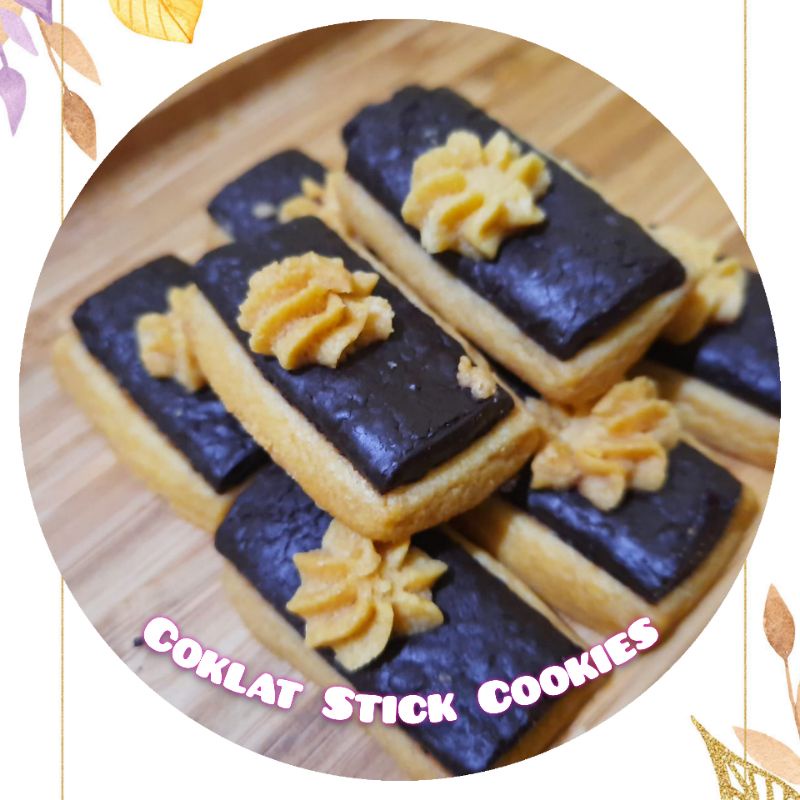 

Chocolate Stick Cookies