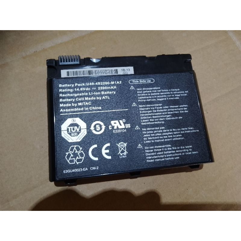 Battery Centerpower Replacement 14.8V,4 Cells Battery For ADVENT U40-4S2200-G1L3, U40-4S2200-M1A1, U
