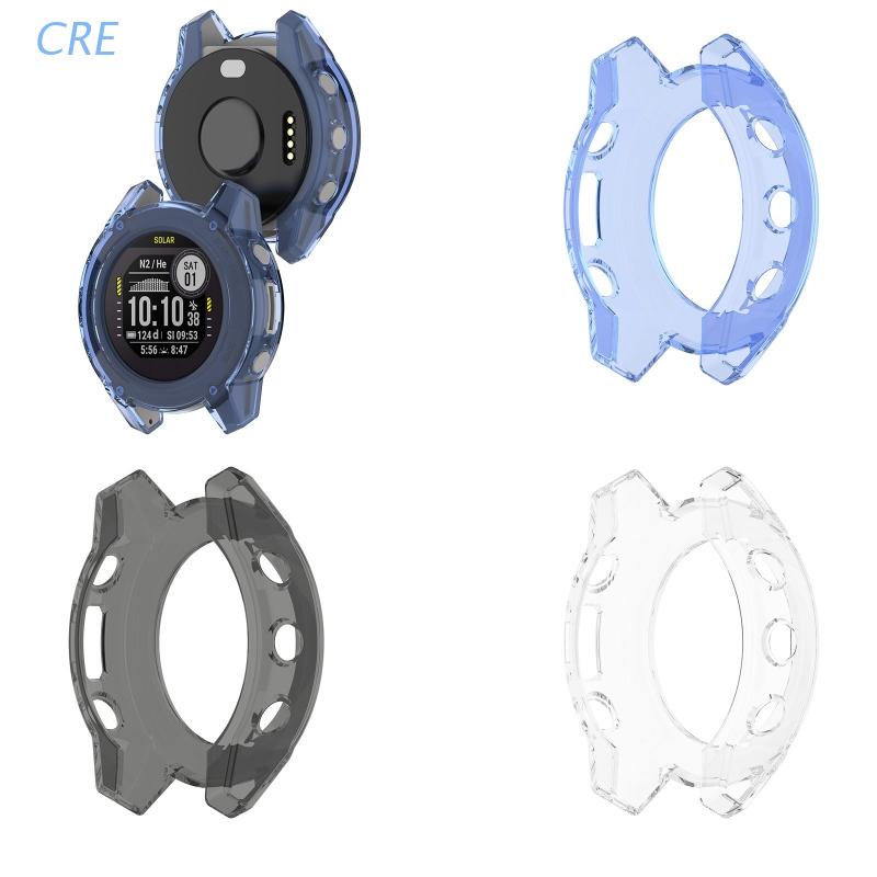 Cre Case Bumper TPU Shockproof Anti Gores Untuk Smartwatch GarminDescent G1