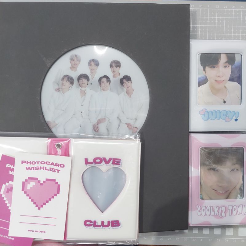 COLLECT BOOK SOOANG STUDIO KOLBUK PRELOVED JUICY PUTIH , COOL KIDZ TOWN PINK, BINDER MOTS TOUR BTS