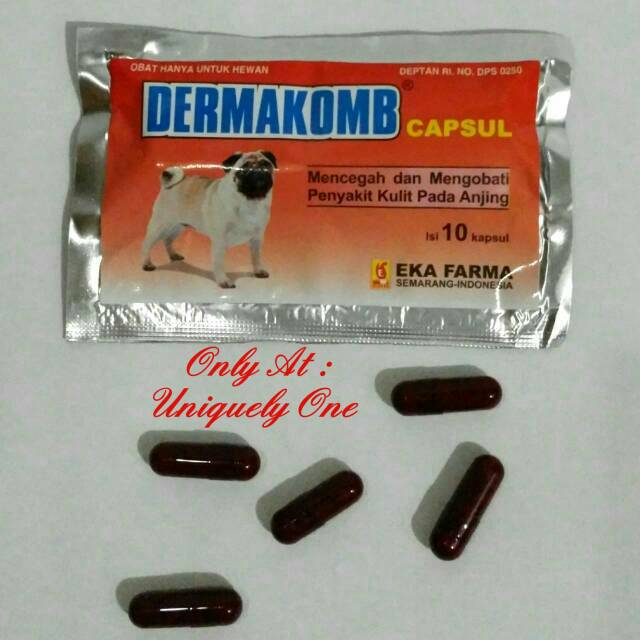 Dermacomb Obat Sakit Kulit Gatal Gudig Scabies Jamur Bulu Rontok Khusus Anjing Dog Puppy Shopee Indonesia