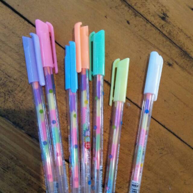 

GEL PEN RAINBOW PEN TINTA WARNA WARNI