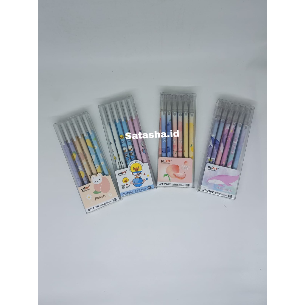 

DTIAN - PULPEN MOTIF 1 SET 6 LUCU/ BOLPEN KARAKTER AT10 (BUKAN BISA DIHAPUS)