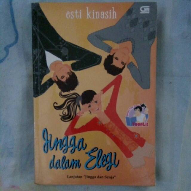 Novel teenlit Jingga dalam Elegi (bekas) + free drama korea random