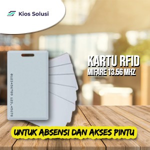 Kartu Akses dan Absen Smartcard | Kartu Mifare 1 Kb 13.56MHZ | Kartu Mesin RFID (20PCS)