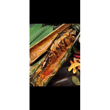 

Ikan patin bakar bambu