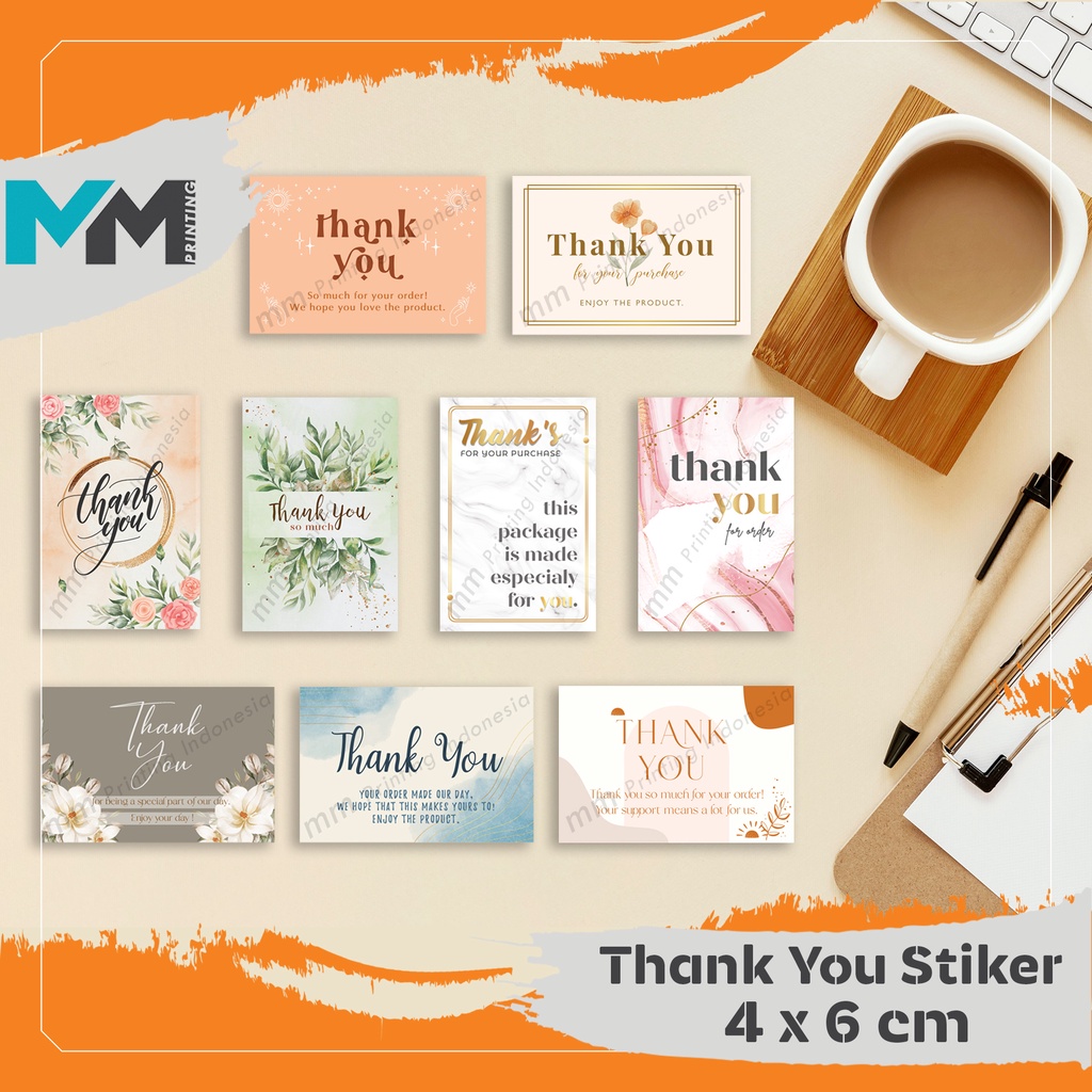 

[50pcs]Stiker Thank You/Stiker Terima Kasih/Thank You Stiker