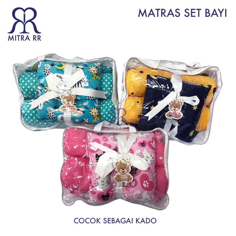 Matras Bayi / Perlak Bayi / Tempat Tidur Bayi / Bedding Set Bantal Guling Peang | Perlengkapan Tidur