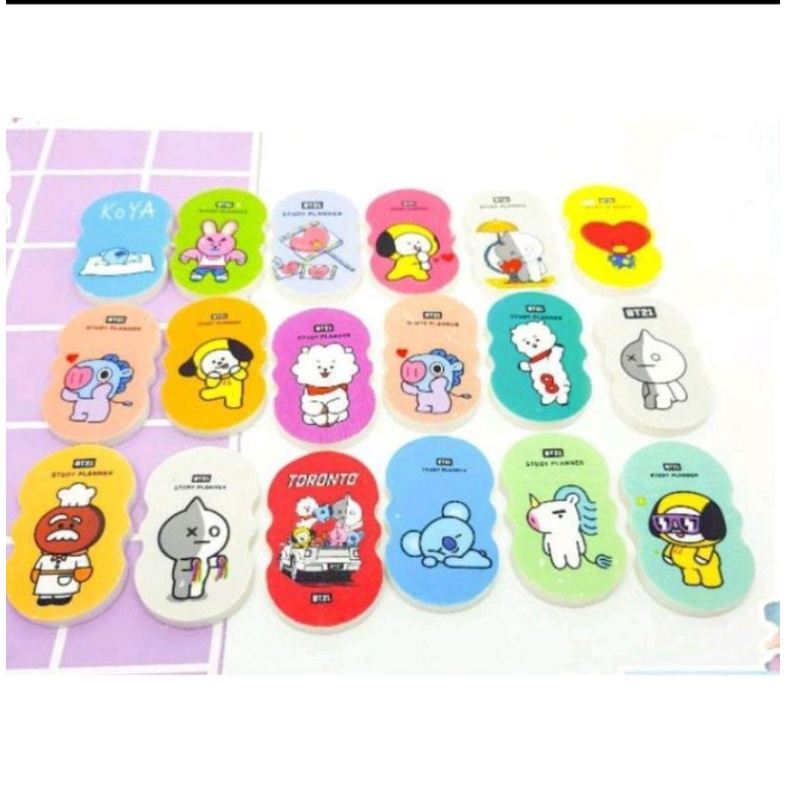 ( 2PCS ) PENGHAPUS PENSIL KARAKTER LUCU / ERASER FANCY MURAH