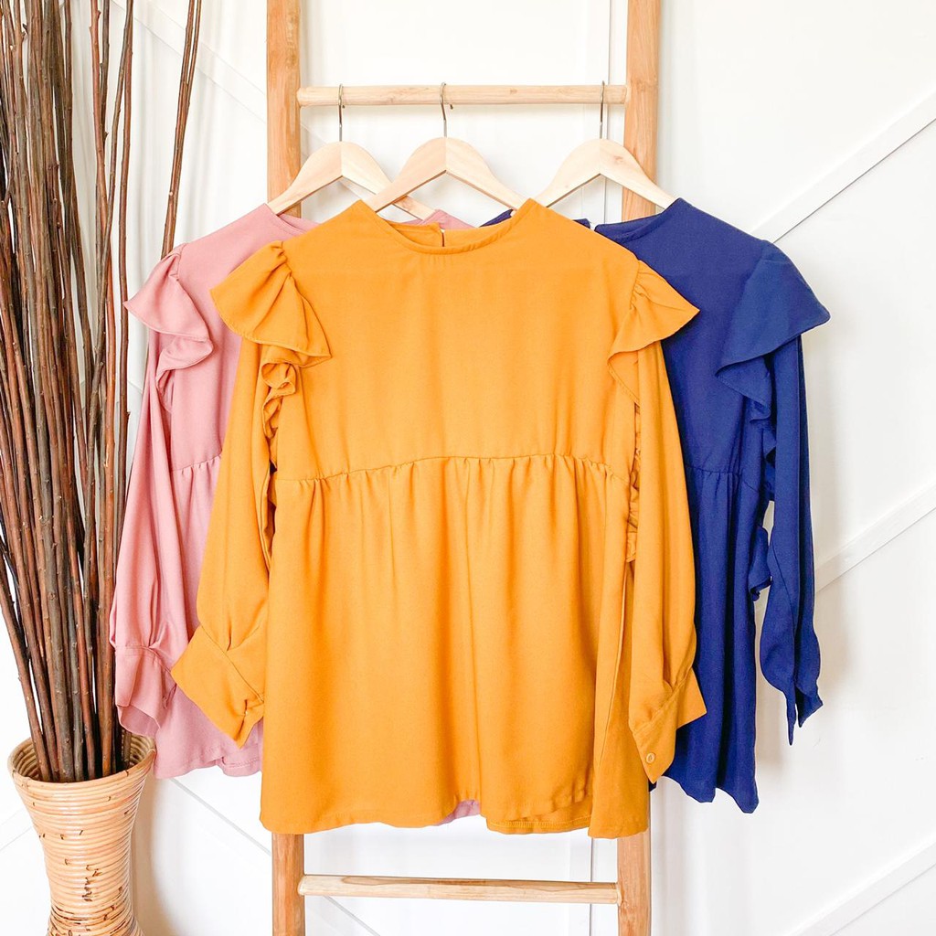 DISKON Gardena Blouse - atasan murah / blouse murah / atasan wanita / blouse wanita / atasan cantik