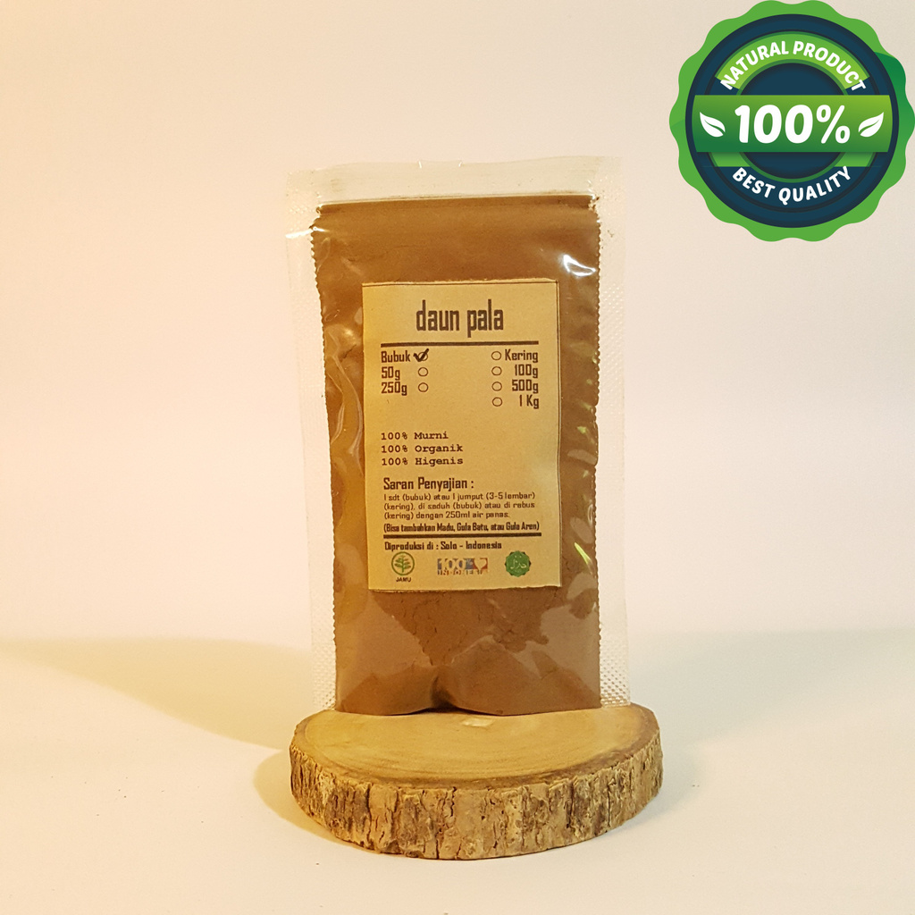 

DAUN PALA / POLO BUBUK 100 GRAM - Myristica Fragrans - MURNI - J