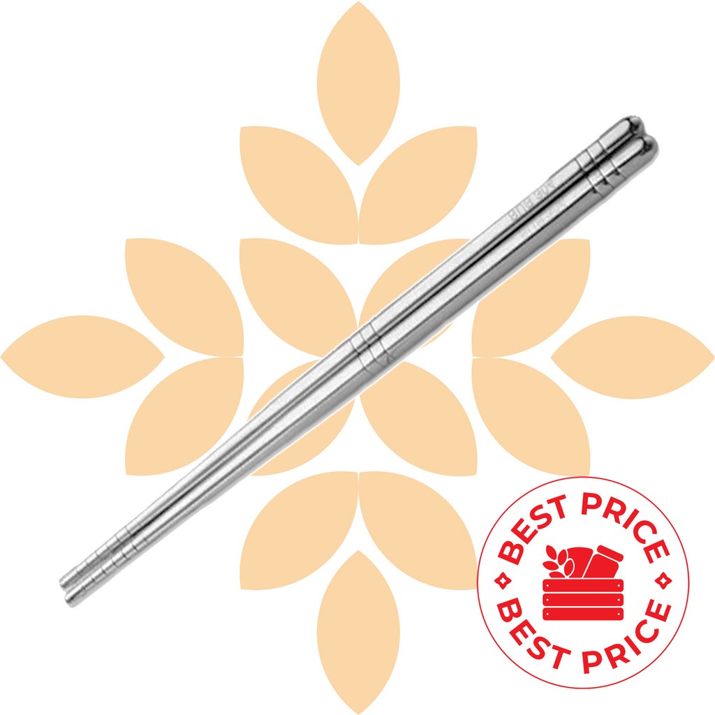 CHOPSTICK/SUMPIT KOREA - STAINLESS STEEL SUS 304 HIGH QUALITY (1 PASANG)