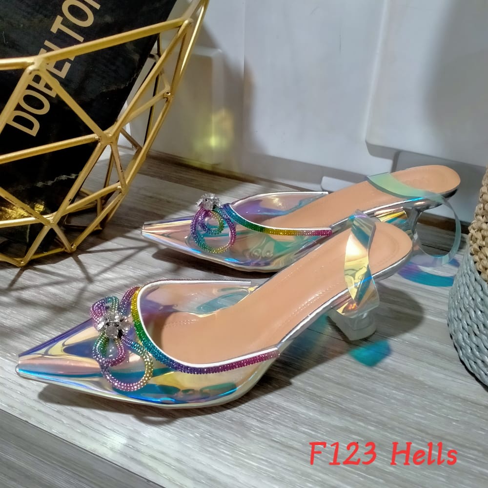 Flats 3cm&amp; heels 6cm wanita F 123