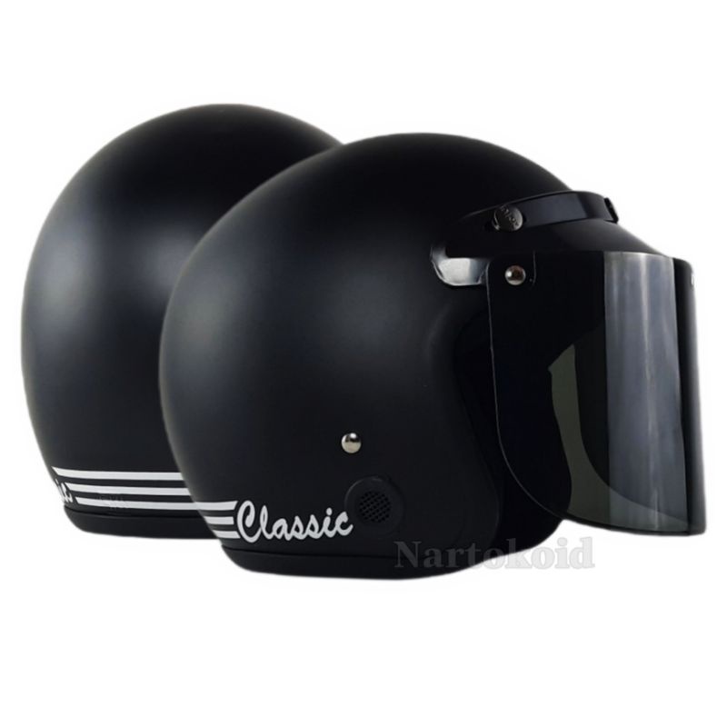 Helm Bogo Classic Helm Retro Dewasa SNI