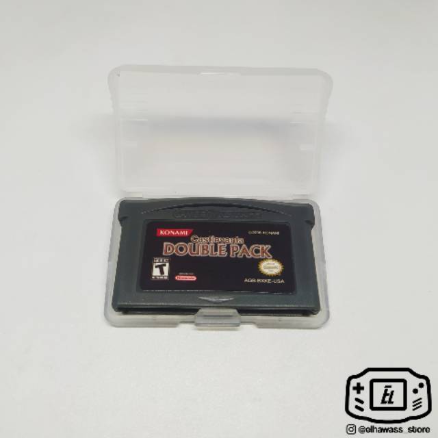 Kaset Gameboy Advance GBA Castlevania Double Pack 2 in 1 Nintendo DS lite NDS Cartridge Game Retro