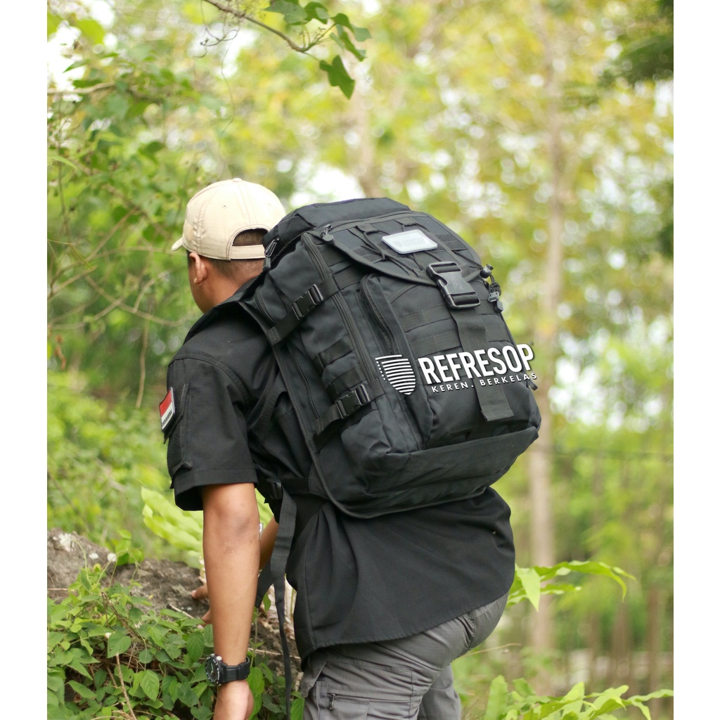 REFRESOP Original PX353 Tas Ransel Army Tactical - Hitam