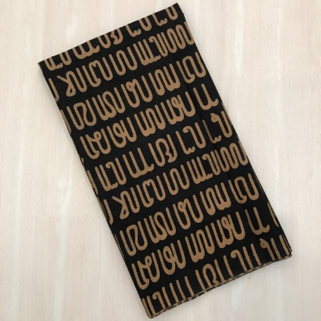 Kain batik pekalongan katun prima motif aksara jawa