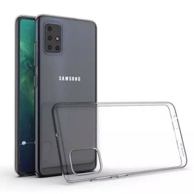 Clear Samsung A51 A71 M31 M21 M11 A10 A10s A11 A21S A21 A50 A70 A02S A12 A03 CORE Case Cover Bening Transpara