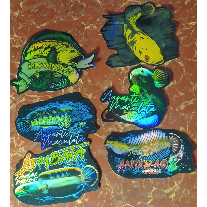 

sticker channa hologram 1 paket isi 6pcs