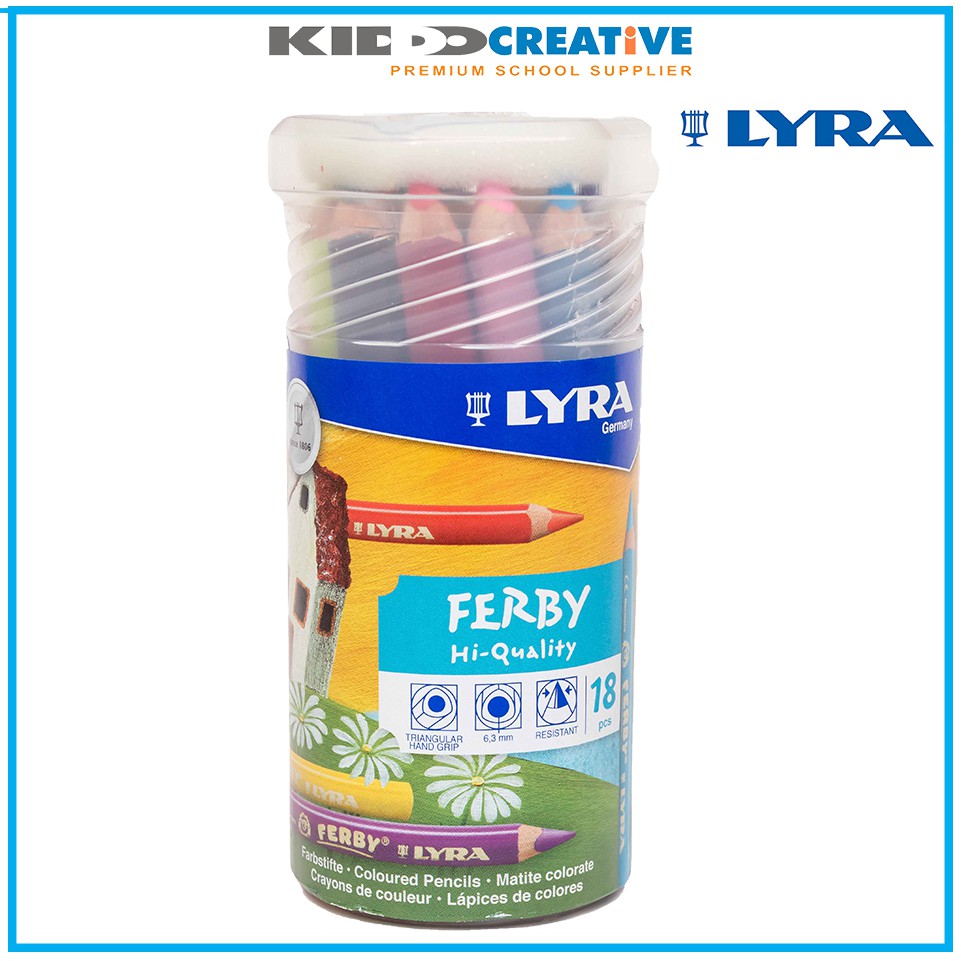 

LYRA FERBY LACQUERED TUBE 18 PCS