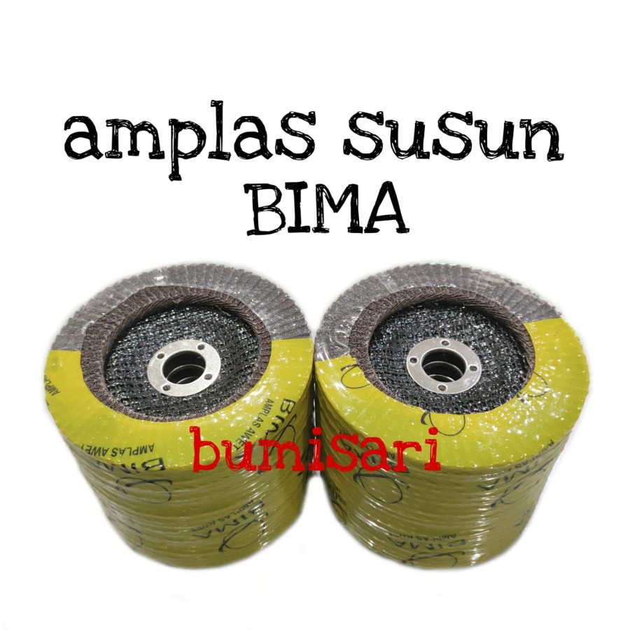 Amplas susun Bima / Flap Disc / gurinda amplas Bima