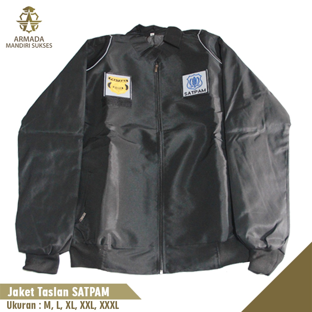 Jaket Security Taslan Velcro - Jaket Satpam Taslan