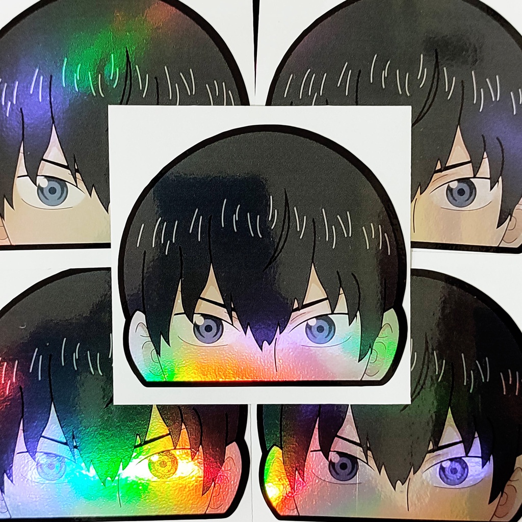 STICKER STIKER HOLOGRAM ANIME - KAGYAMA TOBIO -HAIKYU - STIKER ANIME HOLOGRAM