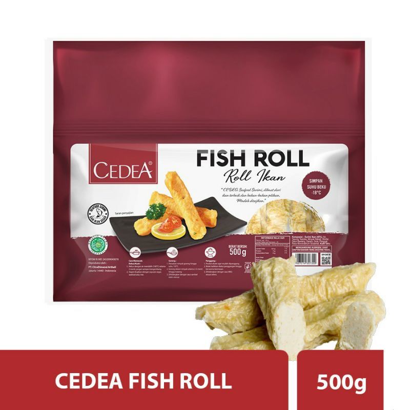 

cedea fish roll 500gr cedea seafood