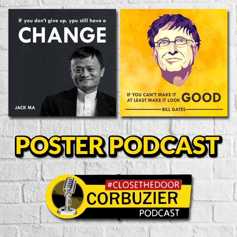

POSTER PODCAST ALA DEDDY CORBUZIER