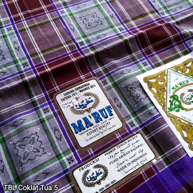 Sarung Ma'ruf TBL Sutera mix Mesres