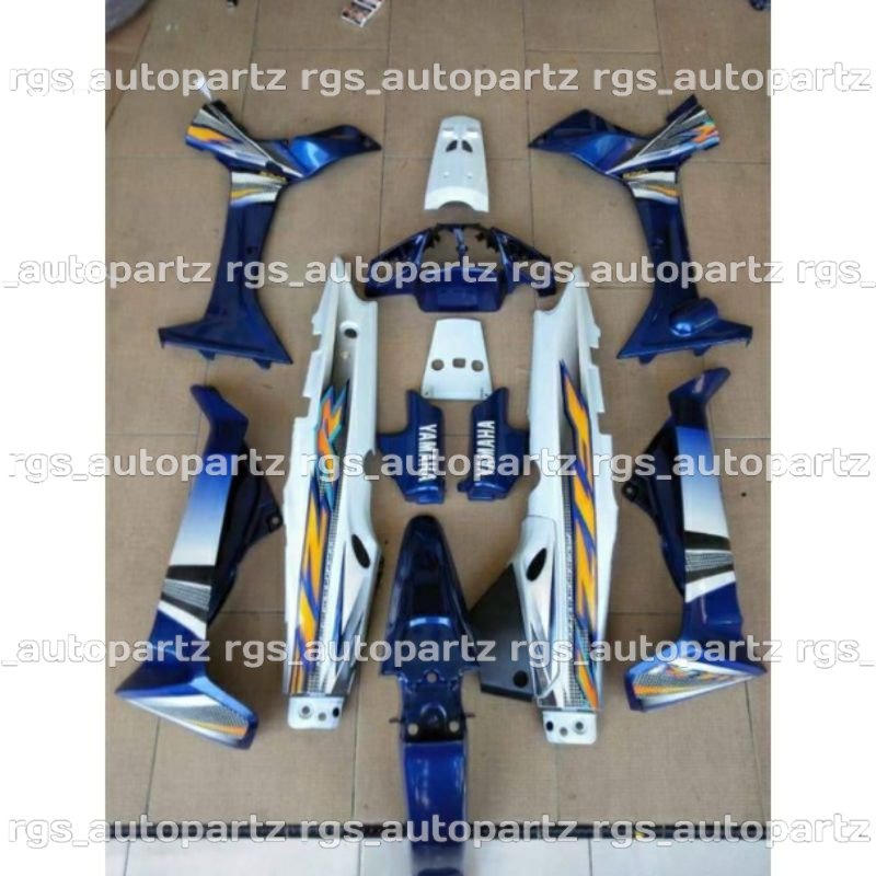 Cover Body fiz r fullset body halus biru putih 2004 full clucth fiz r fizr